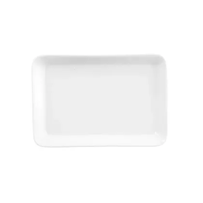 Zdjęcie Prestiżowy mały prostokątny półmisek z porcelany o nowoczesnym kształcie – Tettau