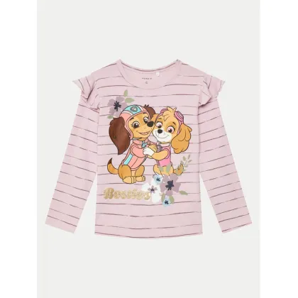 Zdjęcie NAME IT Bluzka Julia PAW PATROL 13238285 Różowy Regular Fit