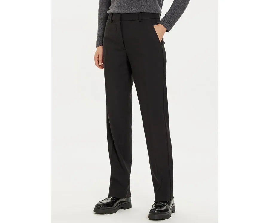 obrazek 1 Calvin Klein Spodnie materiałowe K20K207633 Czarny Regular Fit