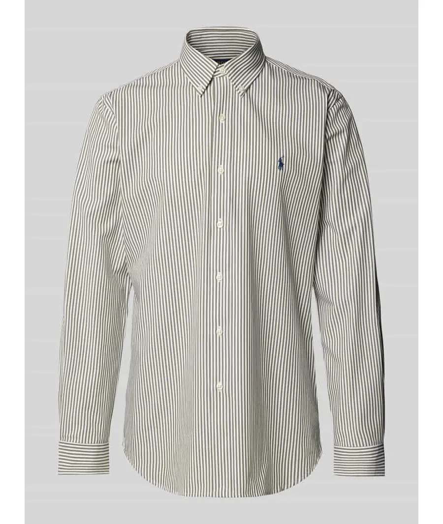 obrazek 1 Koszula casualowa o kroju custom fit z kołnierzykiem typu button down