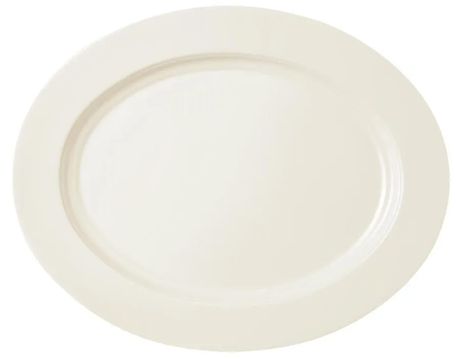 obrazek 1 Kremowy owalny półmisek z porcelany w stylu klasycznym – Tettau