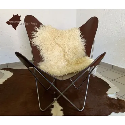Zdjęcie Luksusowy dywan ze skóry koziej Angora - 90x70 cm