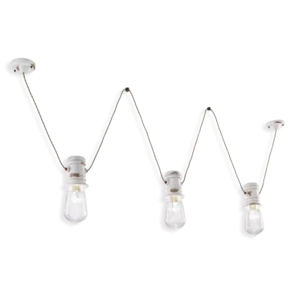 Zdjęcie Stylowa lampa wisząca Urban z trzema światłami z Włoch