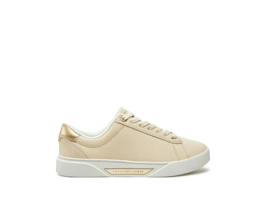 obrazek 1 Tommy Hilfiger Sneakersy Chic Court Sneaker FW0FW08382 Beżowy