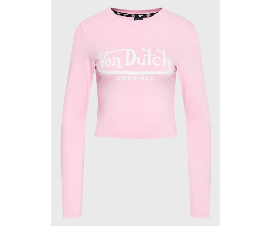 obrazek 1 Von Dutch Bluzka Blair 6 224 012 Różowy Slim Fit