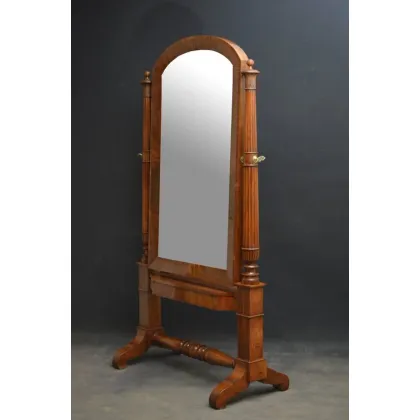 Zdjęcie Wysokiej jakości i bardzo eleganckie lusterko z drewna oliwnego - antyk