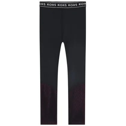 Zdjęcie MICHAEL KORS KIDS Legginsy R14152 S Czarny Regular Fit
