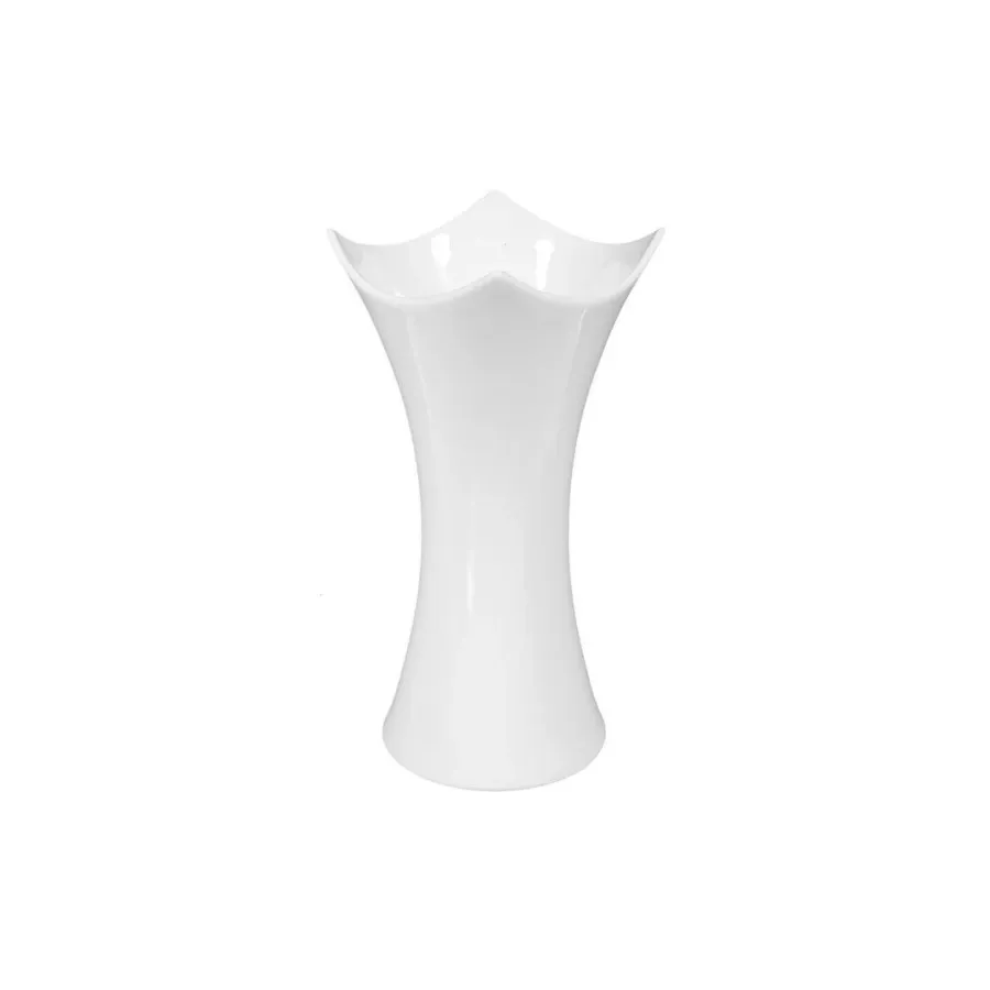 obrazek 1 Stylowy mały biały porcelanowy wazon w stylu nowoczesnym – Tettau