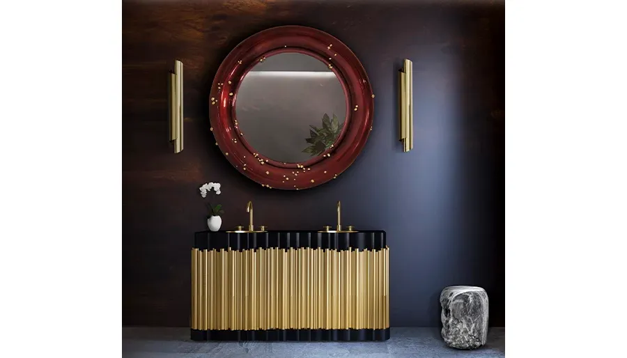 obrazek 6 Stylowe portugalskie okrągłe lustro