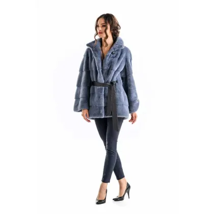 Picture Stylish and feminine mink fur coat - A&A Vesa