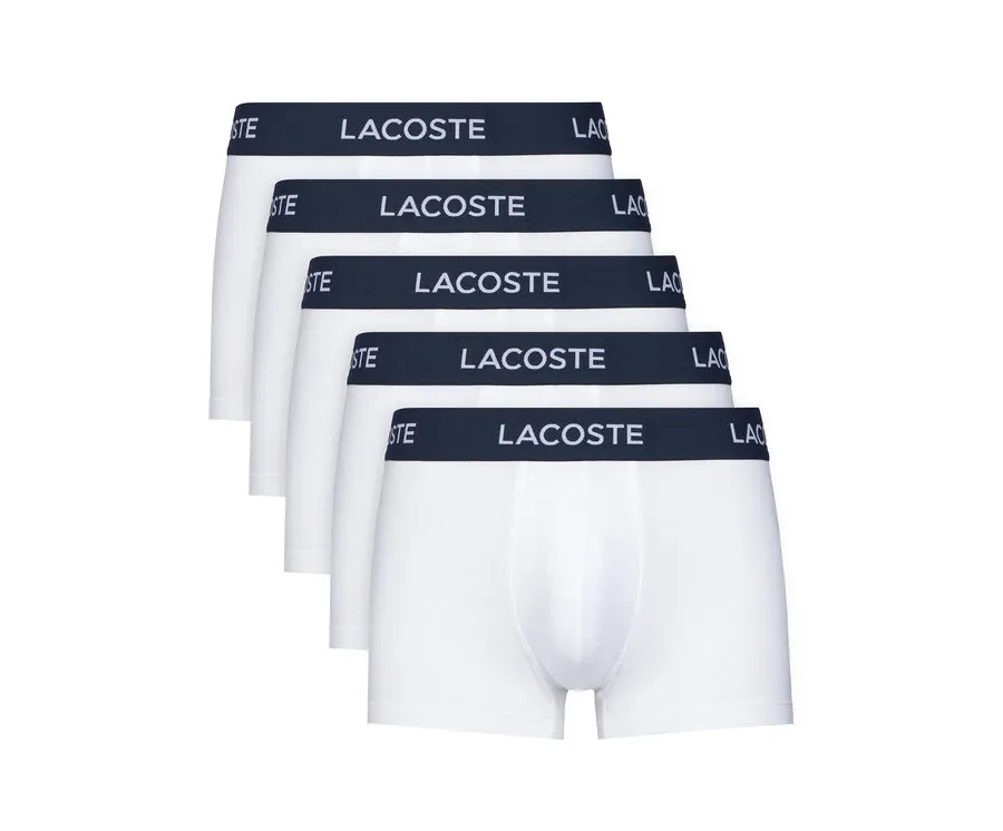 obrazek 1 Lacoste Komplet 5 par bokserek 5H1292 Biały