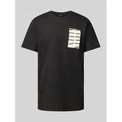 Zdjęcie Calvin Klein Jeans T-Shirt Serif Box Graphic J30J327474 Czarny Regular Fit
