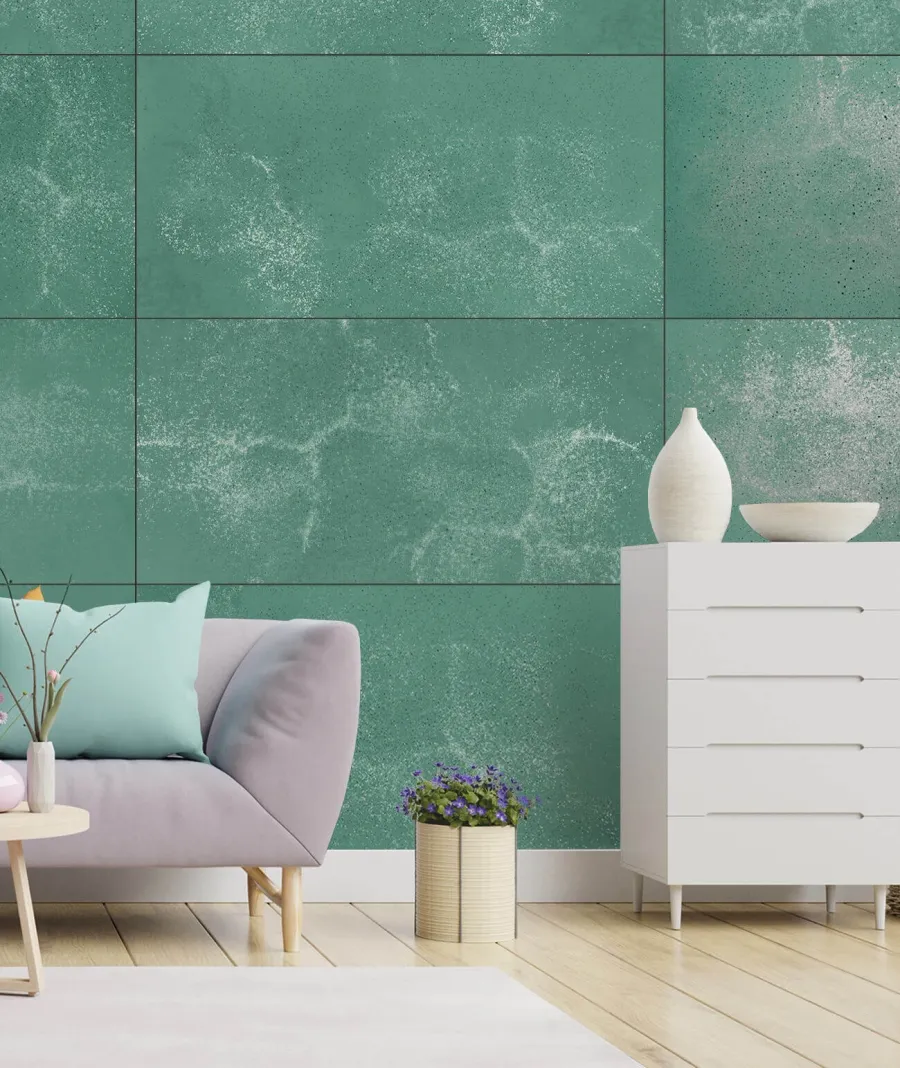 obrazek 1 60x60 cm DS - (zielony srebrne kruszywo) - płyta beton architektoniczny ultralekka