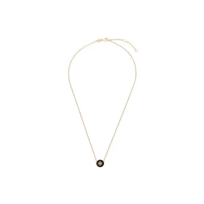 Zdjęcie Tory Burch Naszyjnik Kira Enamel Pendant Necklace 90549 Złoty