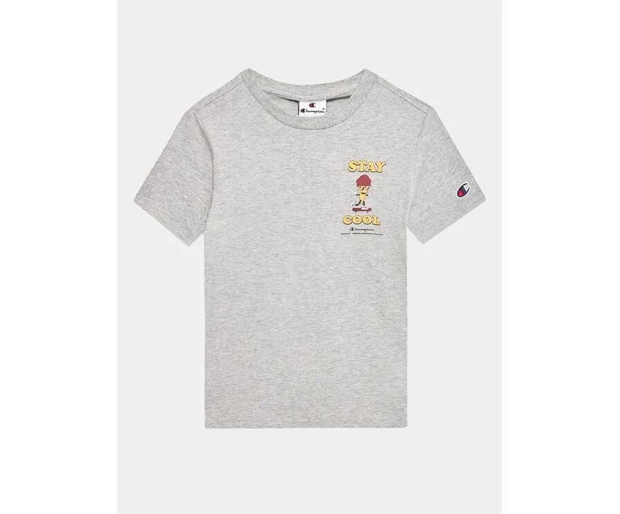 obrazek 1 Champion T-Shirt 306375 Szary Regular Fit