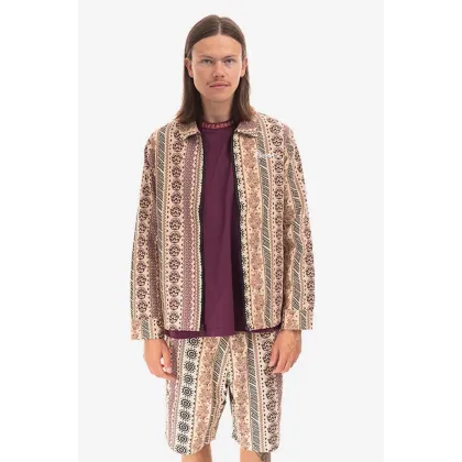 Zdjęcie PLEASURES kurtka Orbit Work Jacket męska przejściowa P22F037-TAN ORBIT P22F037-TAN.ORBIT