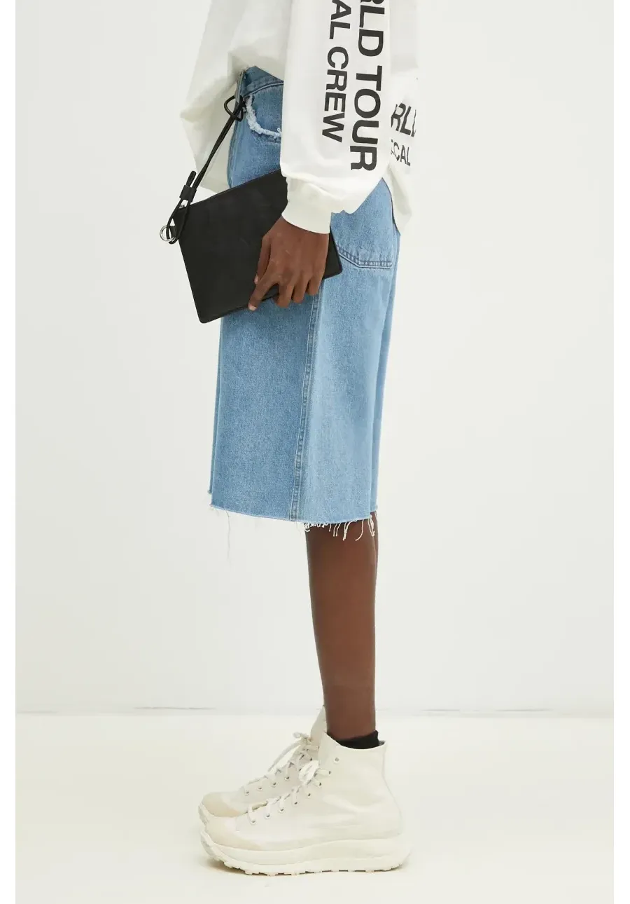 obrazek 1 Y-3 saszetka skórzana Crinkle Leather Pouch kolor czarny JD2896