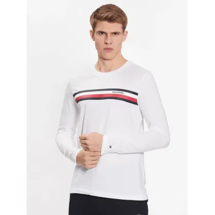 Zdjęcie Tommy Hilfiger Longsleeve MW0MW32366 Biały Slim Fit