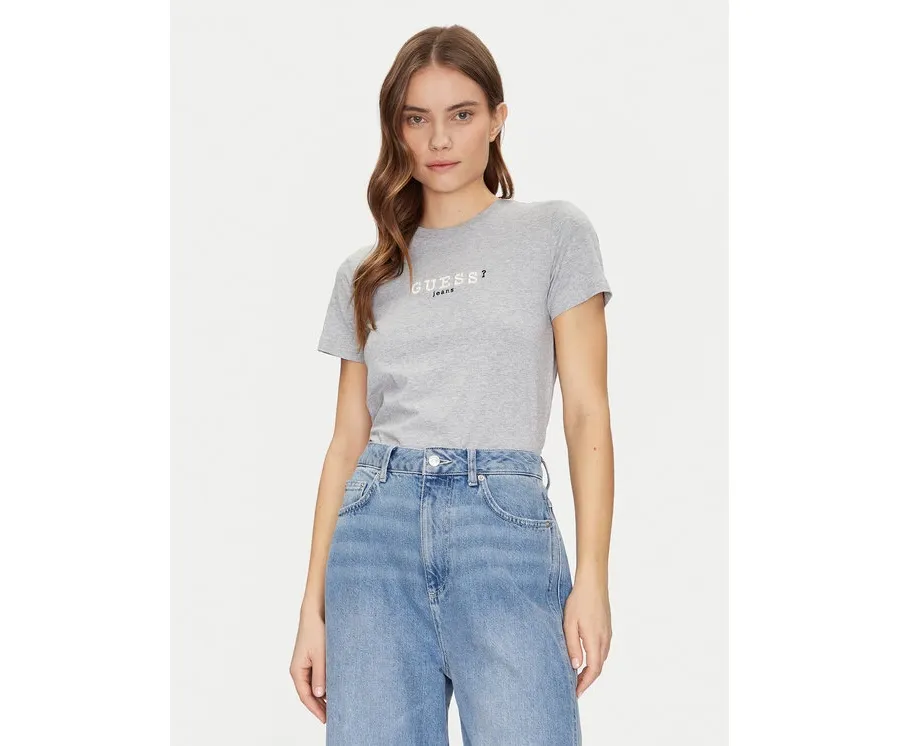 obrazek 1 Guess Jeans T-Shirt W5RI54 J1314 Szary Regular Fit