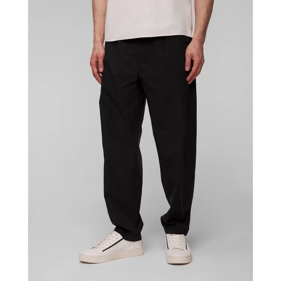 obrazek 1 Czarne Spodnie Męskie Goldwin All Direction Stretch Tapered Pants