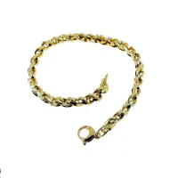 Picture Italian women's bracelet with gold links