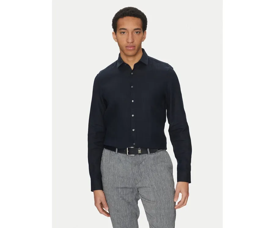 obrazek 1 Calvin Klein Koszula K10K109286 Granatowy Slim Fit