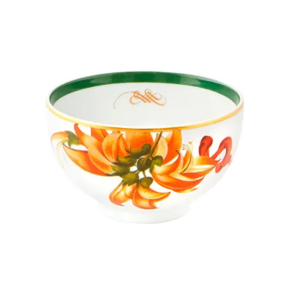 Zdjęcie Miska na ryż z porcelany z kolekcji Amazōnia z kwiatowym motywem - Vista Alegre