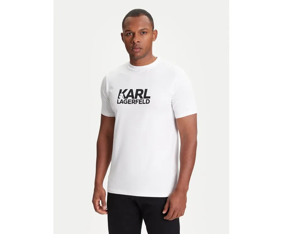 obrazek 1 KARL LAGERFELD T-Shirt 755087 553235 Biały Regular Fit