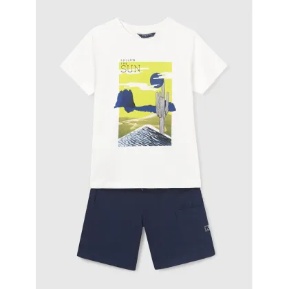 Zdjęcie Mayoral Komplet t-shirt i spodenki 6654 Kolorowy