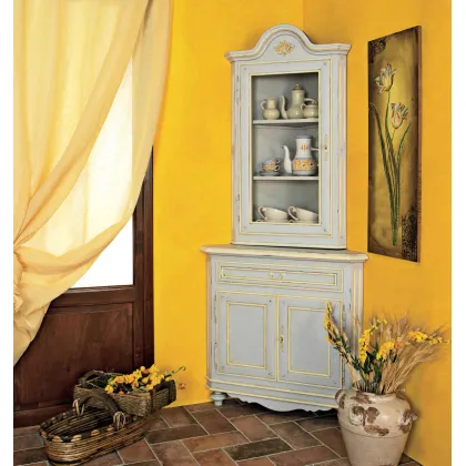 Zdjęcie Szykowna prowansalska szafka narożna - Interiors Italia