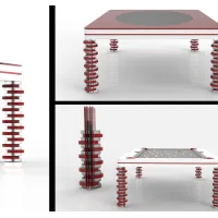 Picture Stylish and modern billiard table 200 x 100 cm – MBM Billiardi