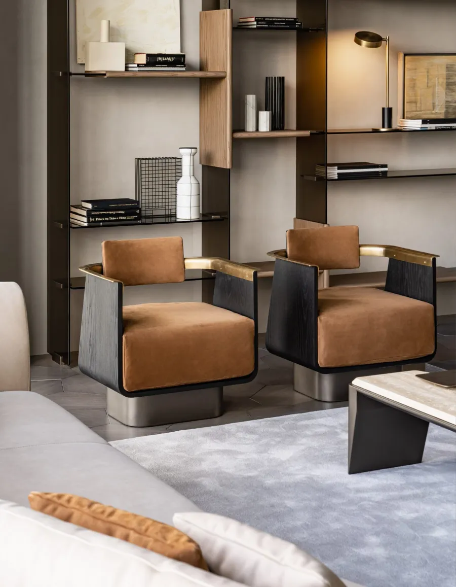 obrazek 1 Urokliwy fotel do salonu w stylu minimalistycznym
