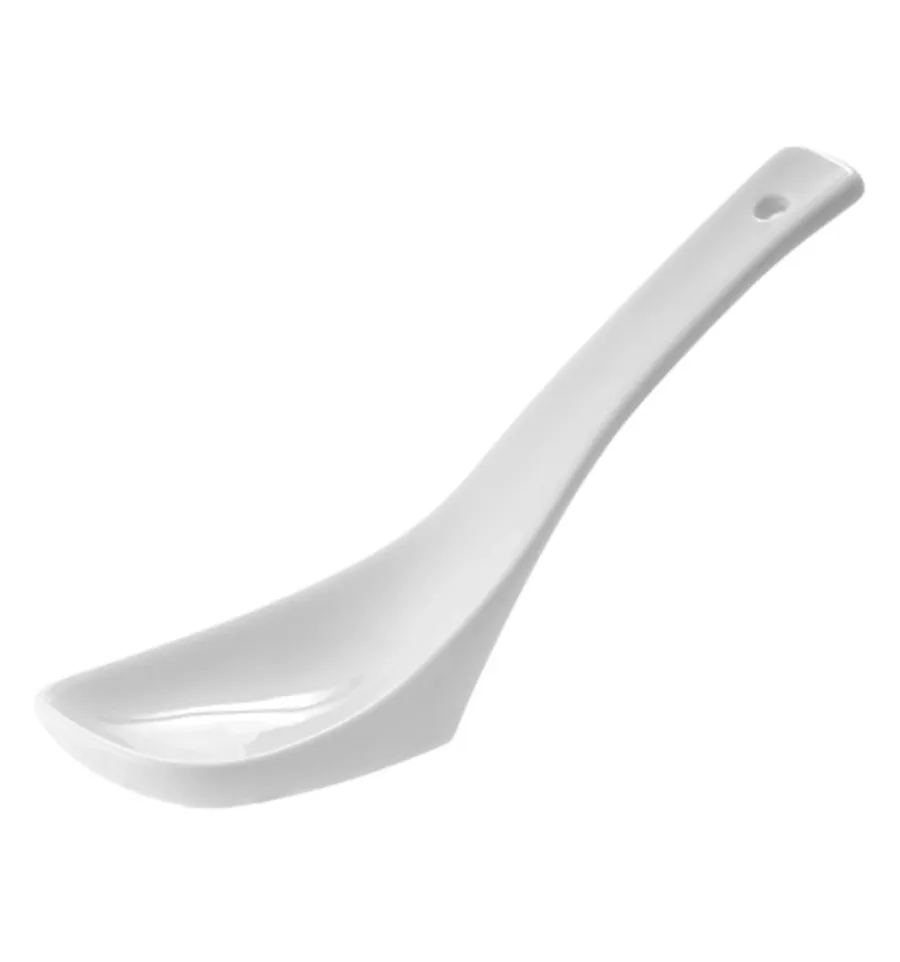 picture 1 White classic porcelain spoon from the Carré White collection - Vista Alegre