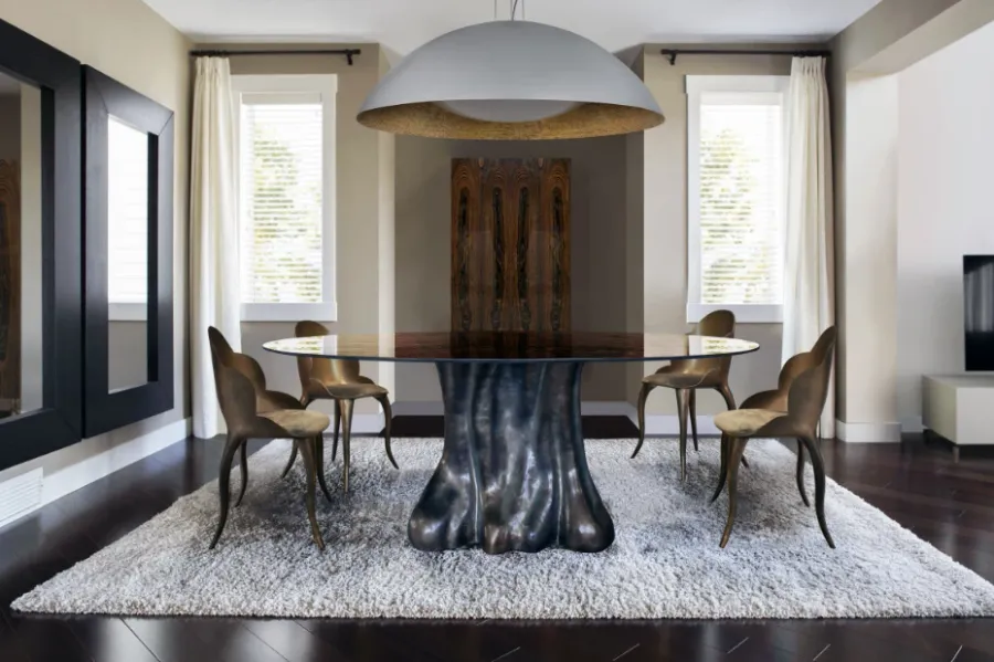 picture 3 An unusual table with a walnut root - Karpa