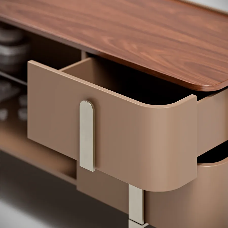 obrazek 21 Ekskluzywna włoska szafka RTV do salonu - w stylu modernistycznym