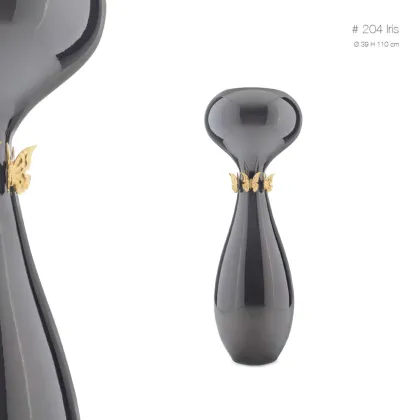 Picture Black vase with decoration, 110 cm