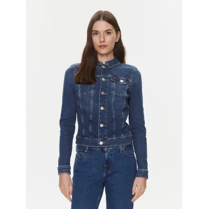 Zdjęcie Tommy Jeans Kurtka jeansowa Vivianne DW0DW17215 Granatowy Regular Fit