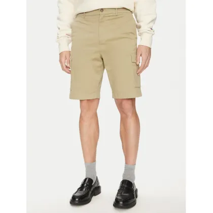 Zdjęcie Calvin Klein Szorty materiałowe Modern Twill K10K114067 Beżowy Regular Fit