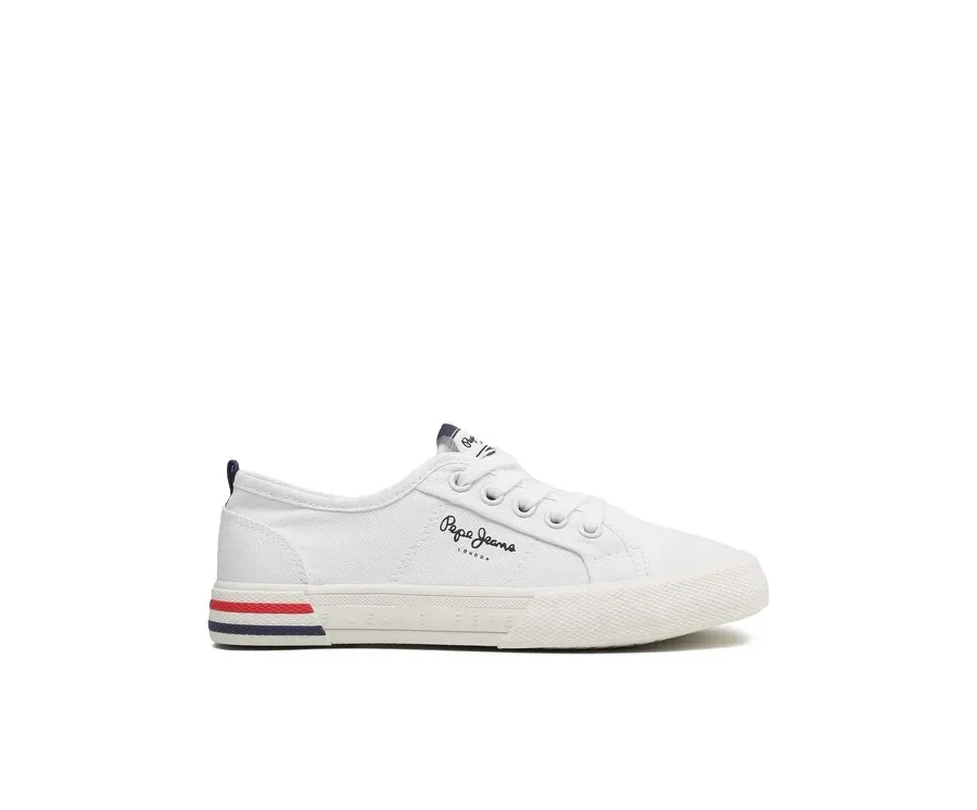 obrazek 1 Pepe Jeans Tenisówki Brady Basic G PGS30561 Biały