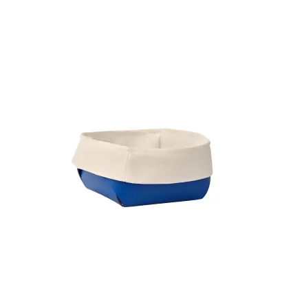 Picture Beautiful Flora bread basket 20x20xH9 cm in a unique Majorelle blue color