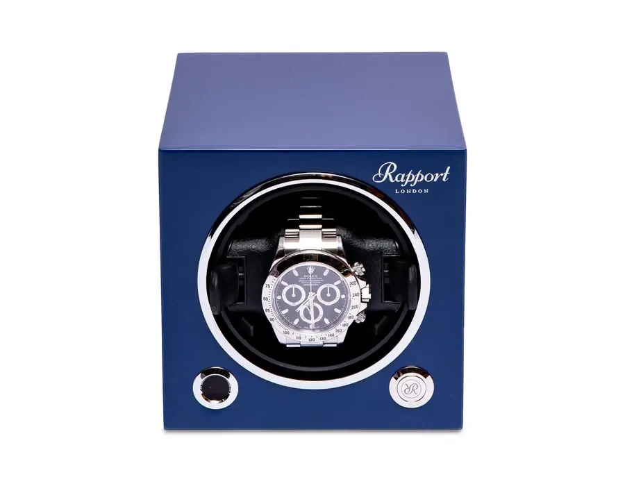 obrazek 1 Pojedyńczy rotomat na zegarek - lakierowana drewniana obudowa