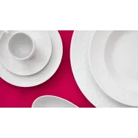 Picture Beautiful classic porcelain for a table for 12 people - Porcel