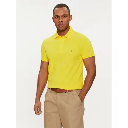 Zdjęcie Tommy Hilfiger Polo 1985 MW0MW17771 Żółty Slim Fit