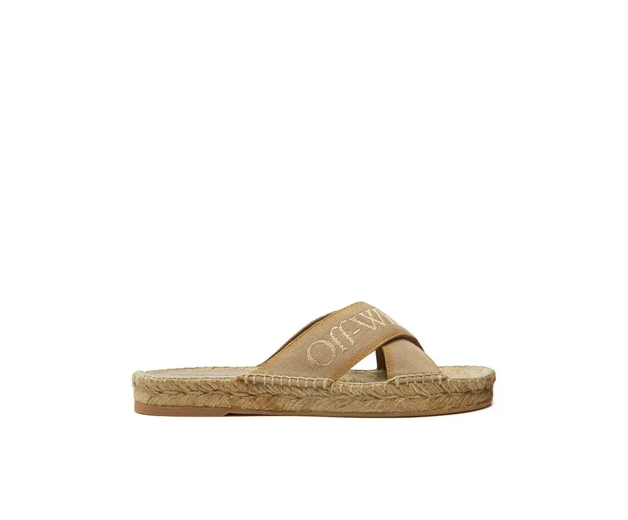 obrazek 1 Off-White Espadryle OWIB012S23FAB0016103 Beżowy