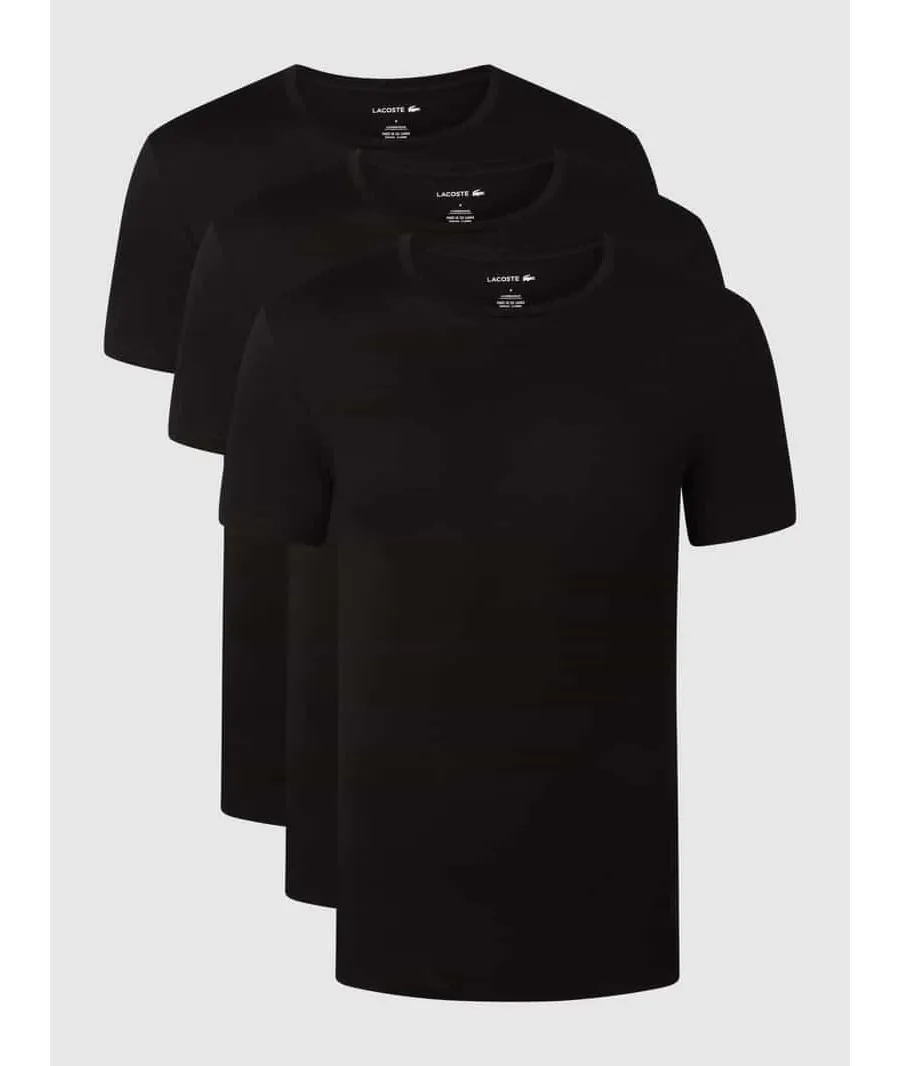 obrazek 1 T-shirt o kroju slim fit z bawełny w zestawie 3 szt.
