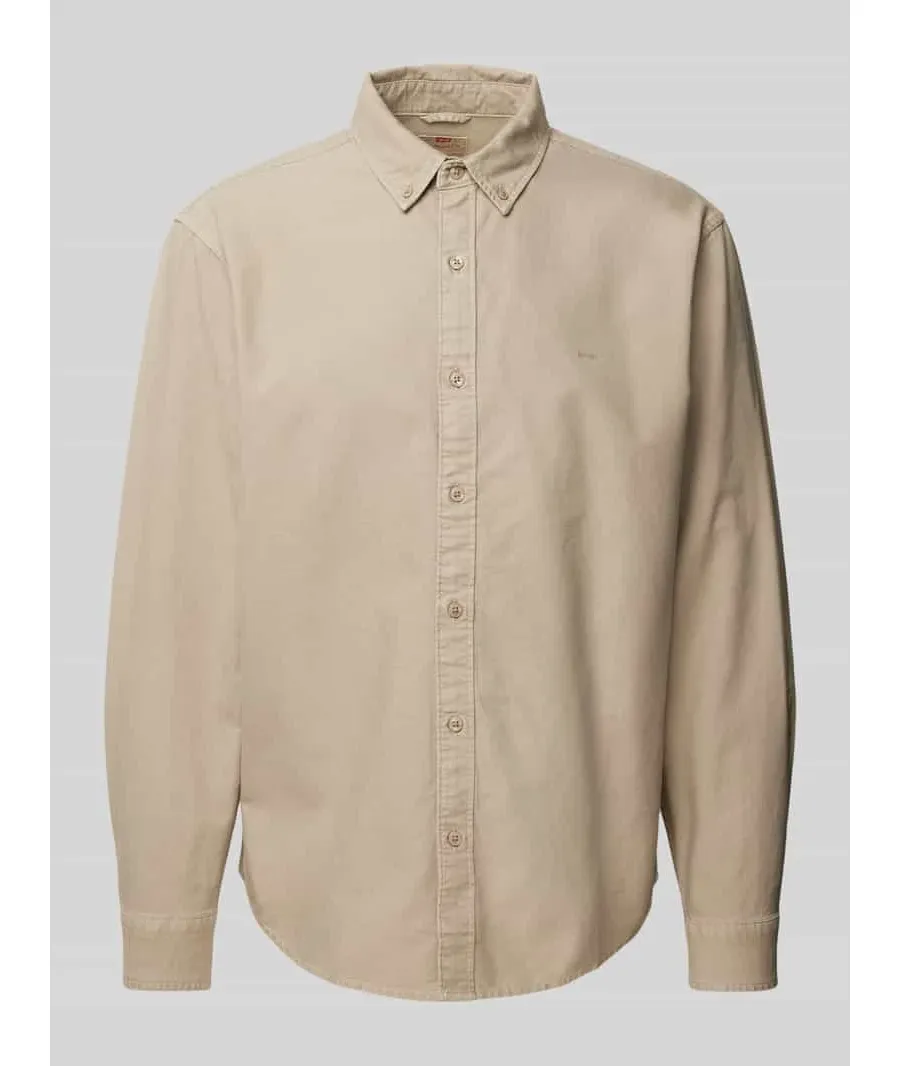 obrazek 1 Koszula casualowa o kroju regular fit z kołnierzykiem typu button down