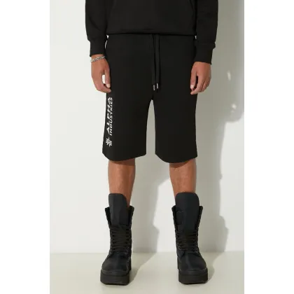 Zdjęcie Alpha Industries szorty Basic męskie kolor czarny 116364FP.530-CZARNY