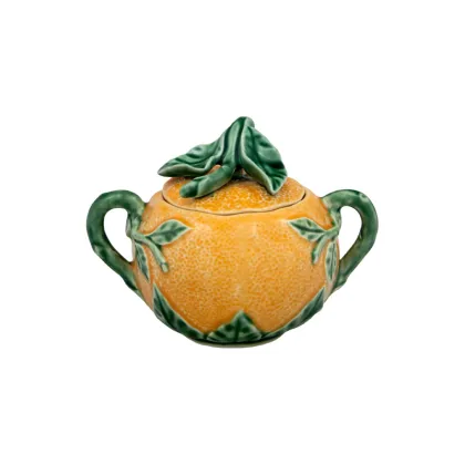 Zdjęcie Wyjątkowa cukiernica ceramiczna - Bordallo Pinheiro