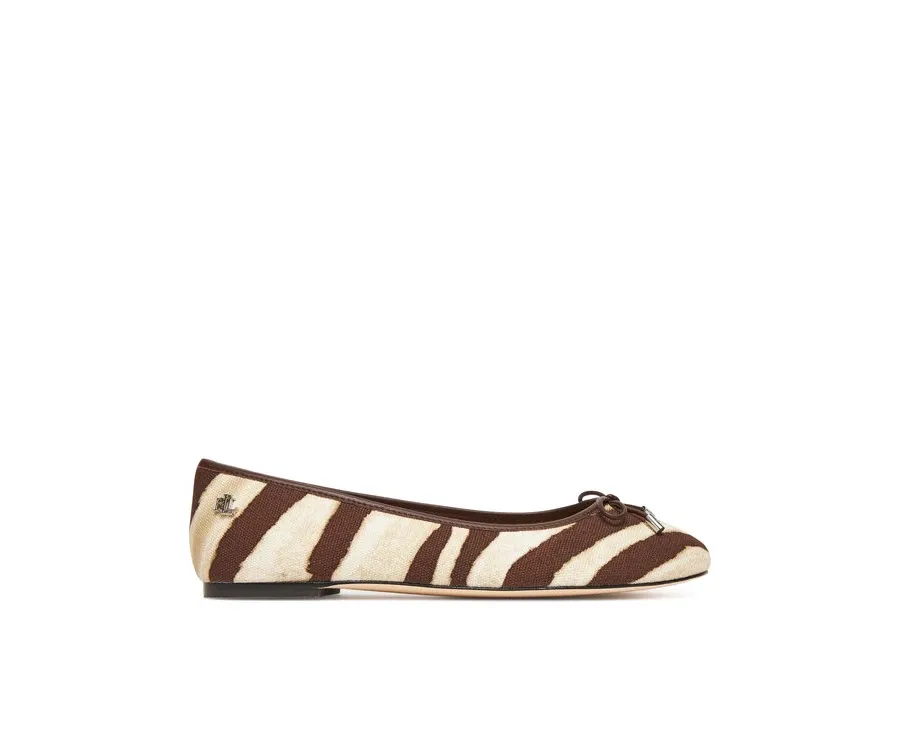 obrazek 1 LAUREN RALPH LAUREN Baleriny Jayna 802974360001 Brązowy