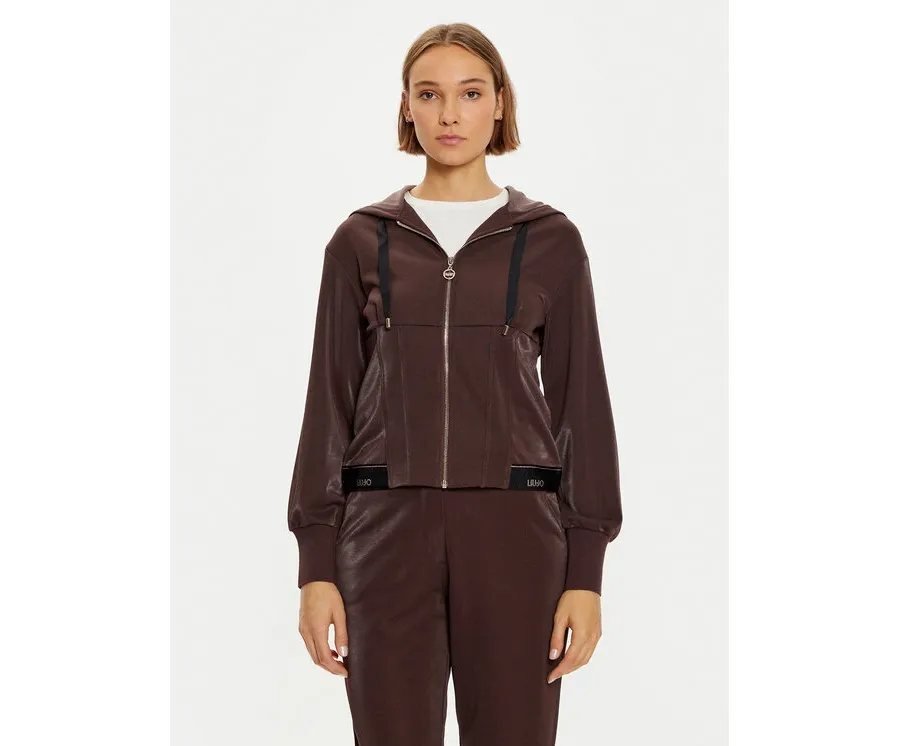 obrazek 1 Liu Jo Sport Bluza TF4256 J4751 Brązowy Regular Fit